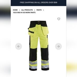 HI-VIS WORK PANTS